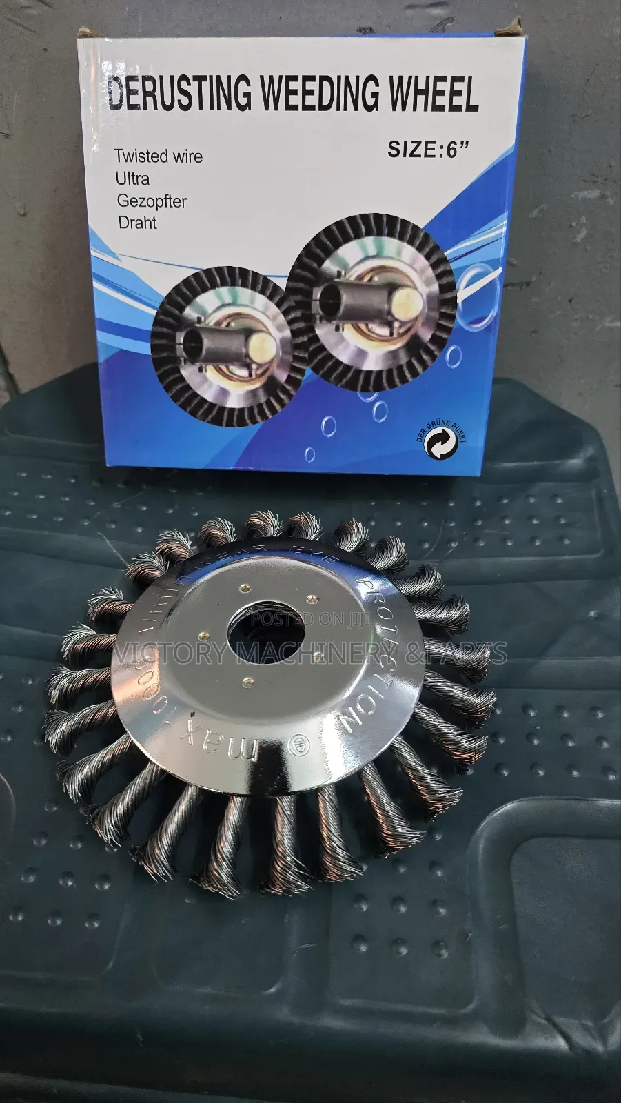 6" Inch Derusting Weeding Wheel Heavy Duty