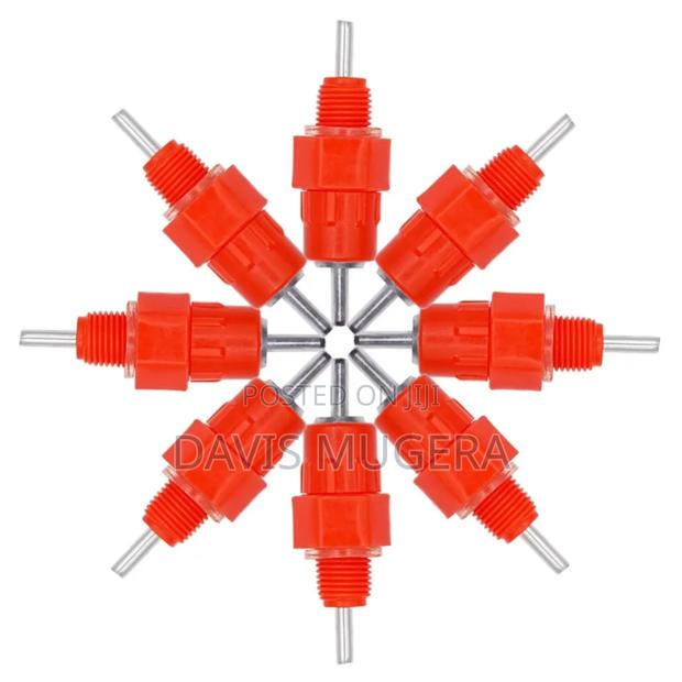 Automatic Poultry Nipple Drinker for Chicken, Quail - 100 Pieces - thumbnail 3
