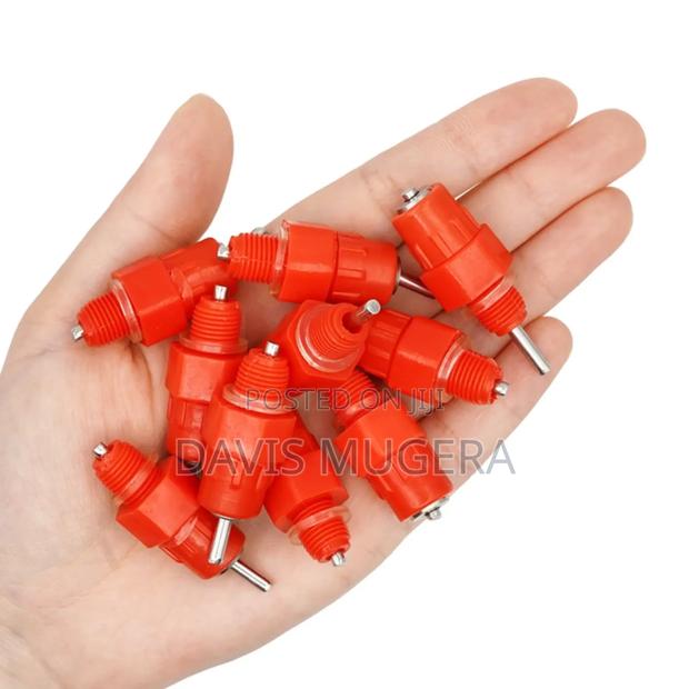 Automatic Poultry Nipple Drinker for Chicken, Quail - 100 Pieces - thumbnail 5