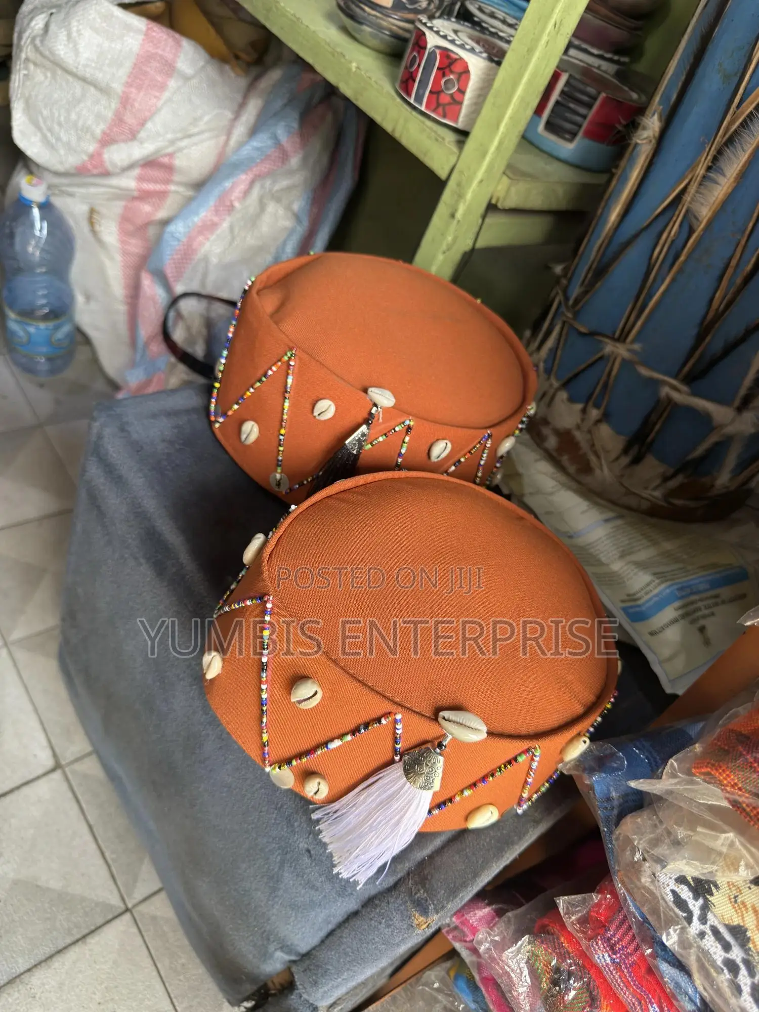 Traditional Beaded Oga Hats