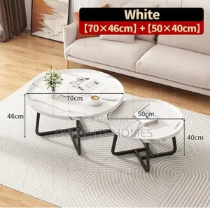 2in1 Minimalist Nesting Table-Hh