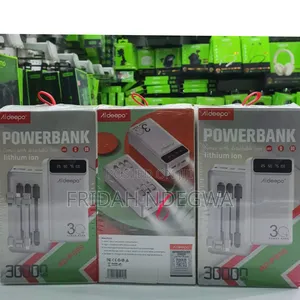Aldeepo Ad-Pd999 30,000mah Power Banks With 3 Cables