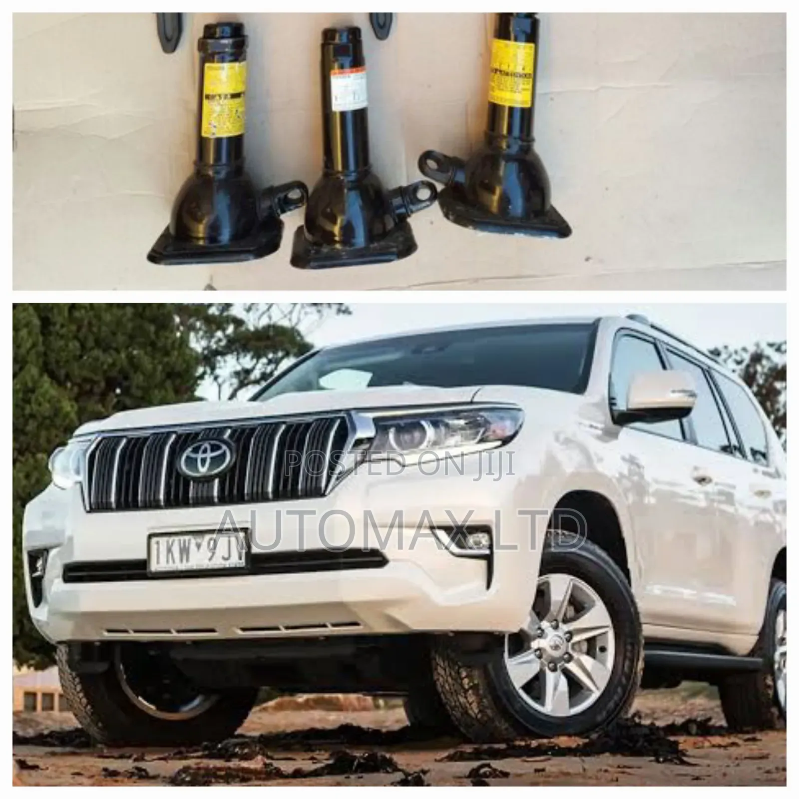 Toyota Land Cruiser Prado, J150 Series, Genuine Bottle Neck Jacks,