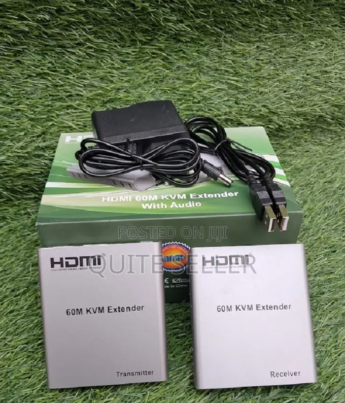 Hdmi Extender 60m KVM 60m Over Cat5/6 Ethernet Cable 1080p Usb KVM