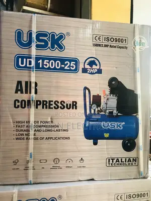 Usk Electric Air Compressor. 25ltr