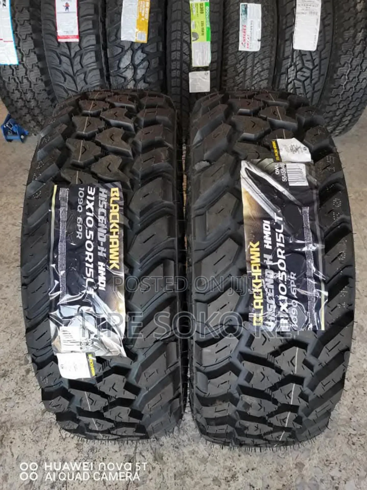 31x10.50r15 Blackhawk Mud Terrain Tyre