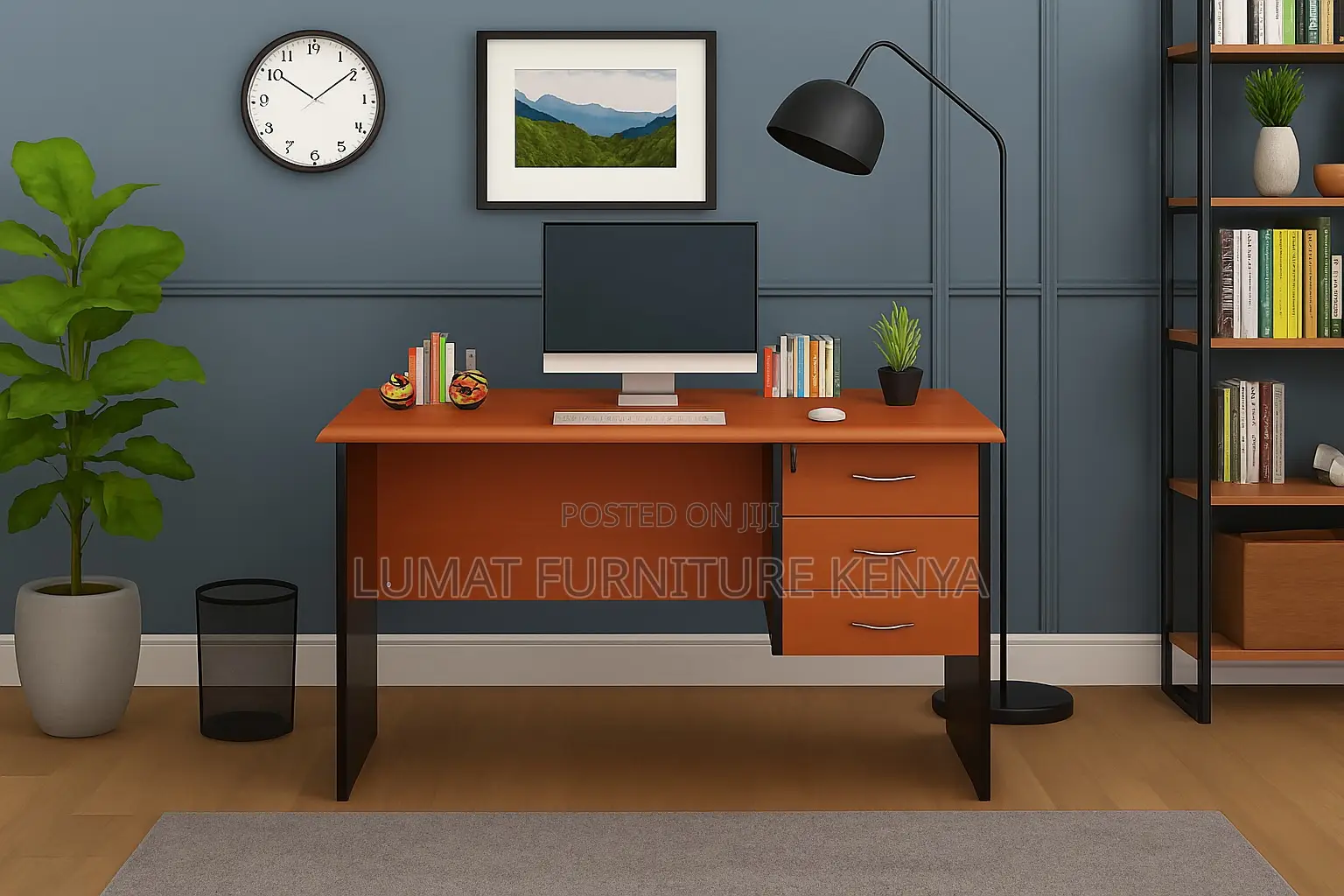 1.2m Secretarial Office Desk – Durable Stylish