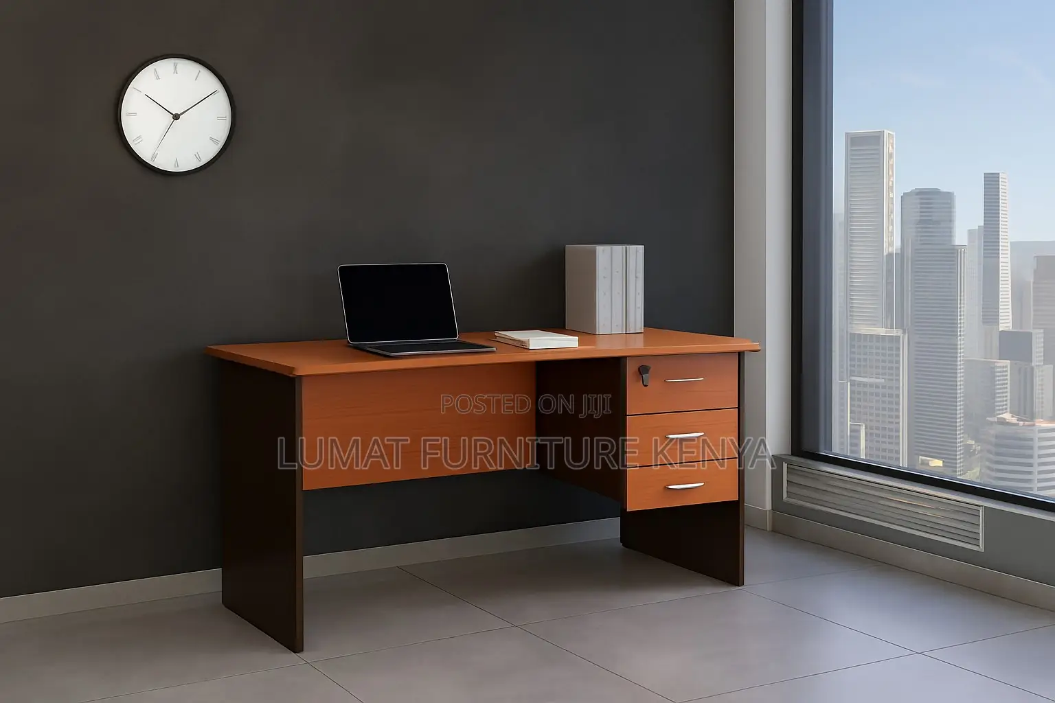 1.2m Secretarial Office Desk – Durable Stylish