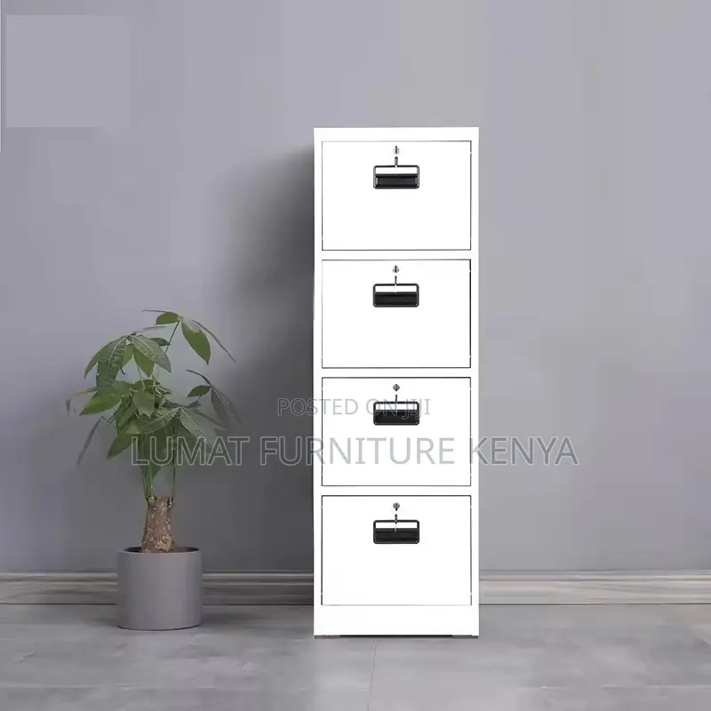 Lockable 4-Drawer Filing Cabinet – Office Organization