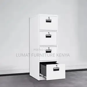 Lockable 4-Drawer Filing Cabinet – Office Organization