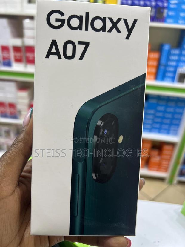 New Samsung Galaxy A07 4G 64 GB Black