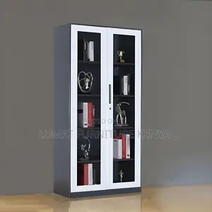 Premium Full Glass Filing Cabinet – Elegant Finish