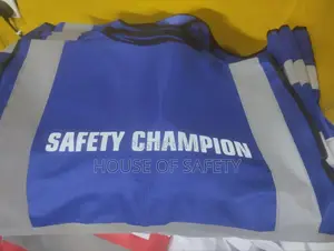 Red And Blue Safety Vest For Ladies
