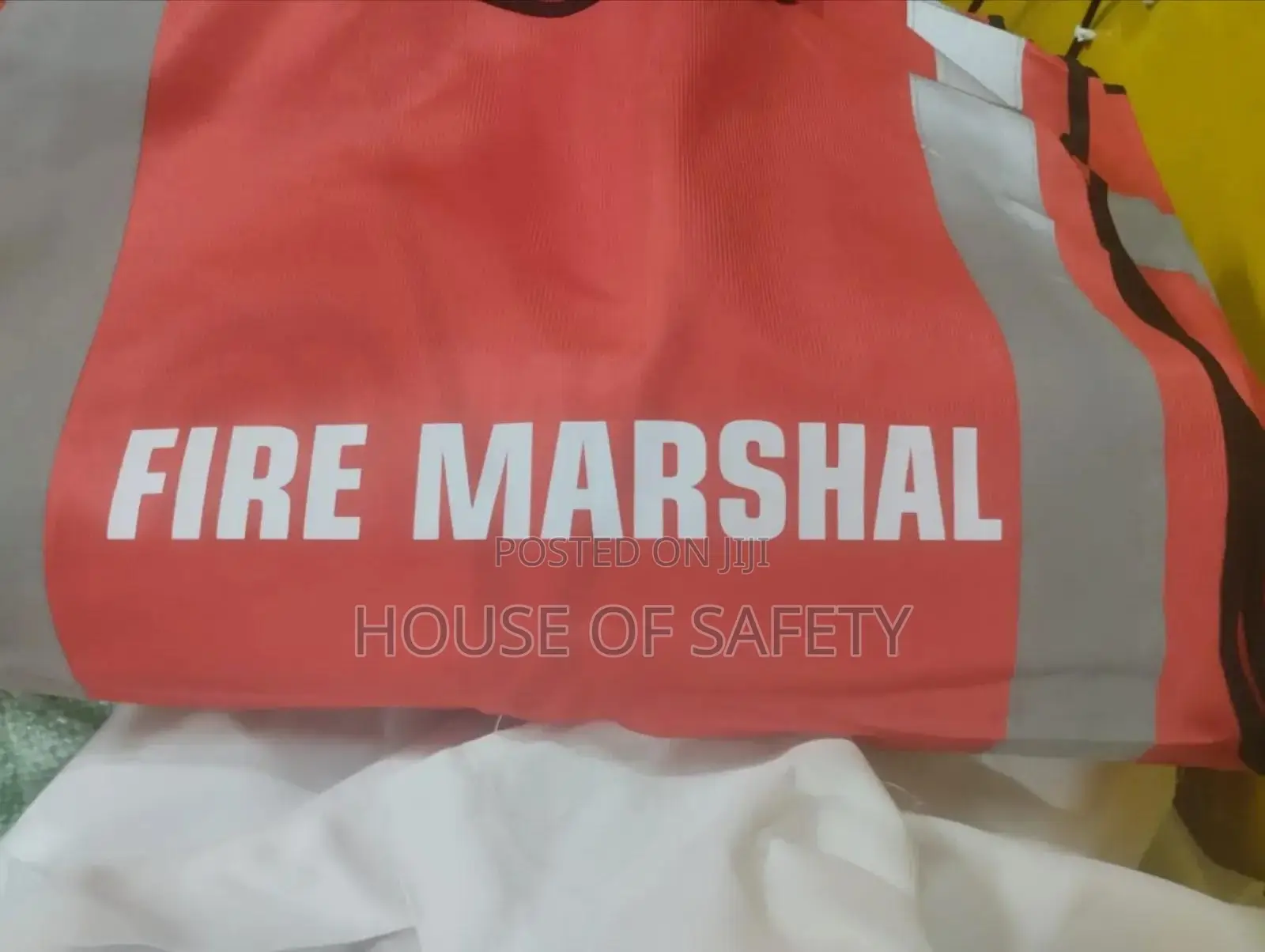Red And Blue Safety Vest For Ladies