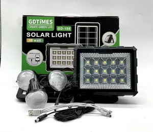 Gdtimes Solar Light With Bulbs