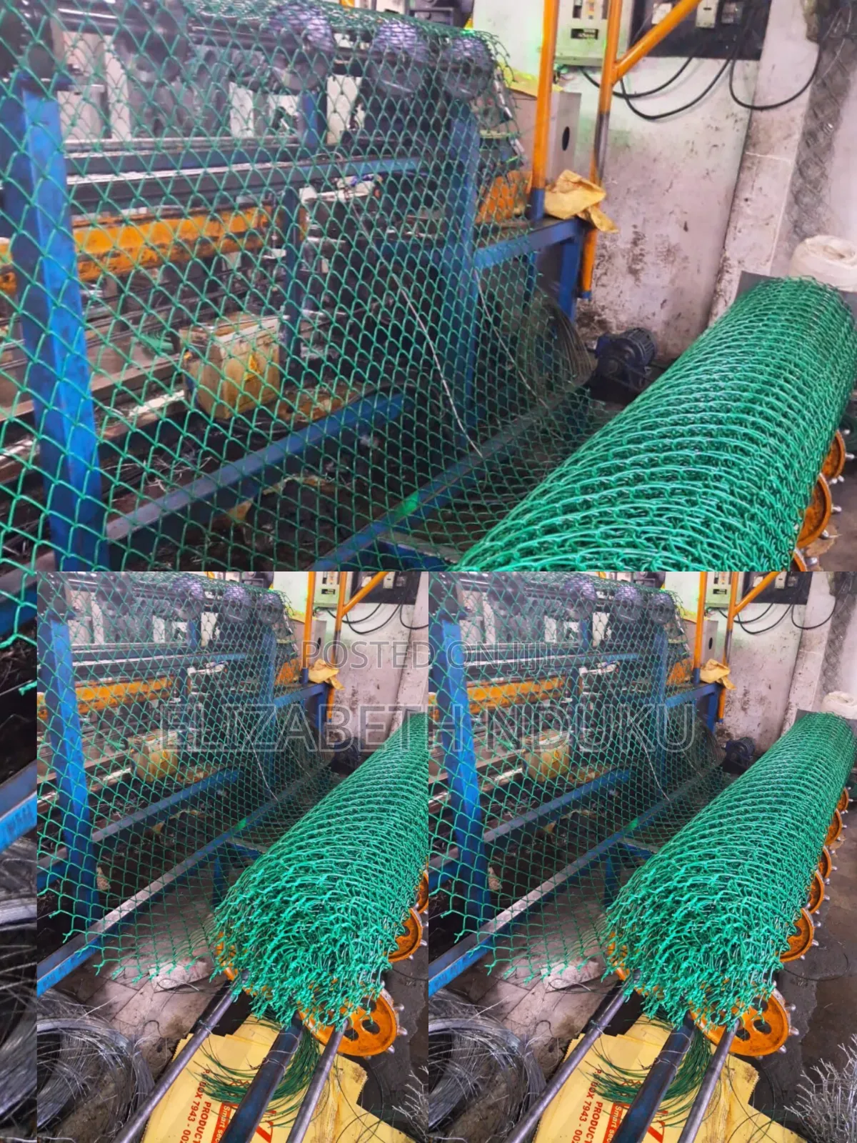 Green Finish PVC Chain Link