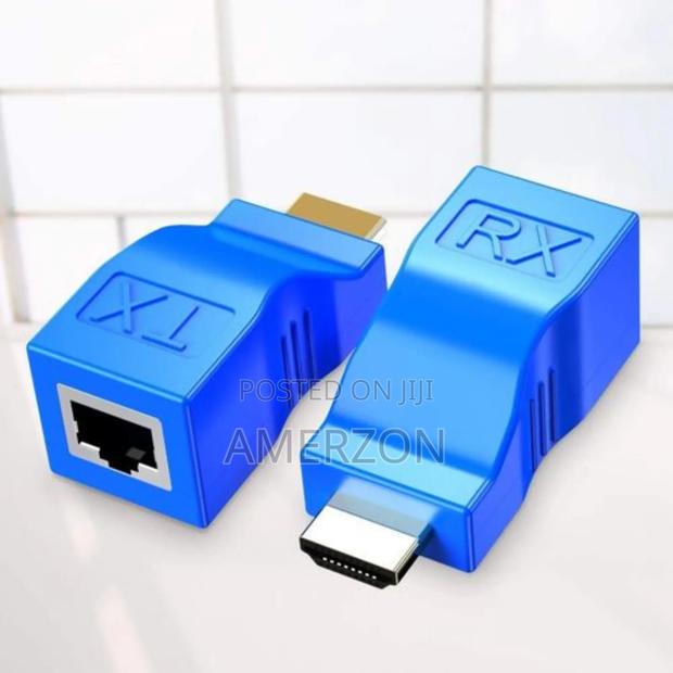 Hdmi Extender Adapter, Hdmi to Rj45 Ethernet Network Converter