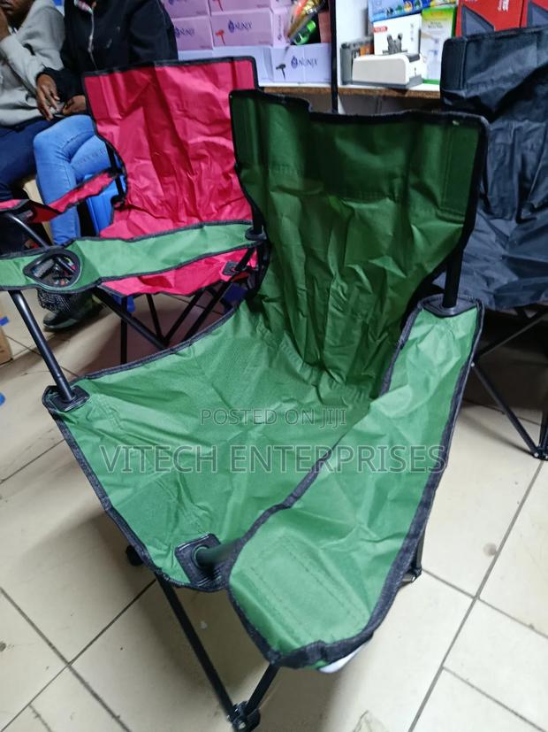 Foldable Camping Chair Green - main view