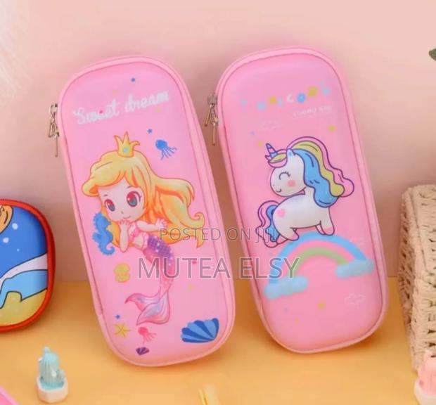 Pink Cute 3d Pencil Pouch - thumbnail 4