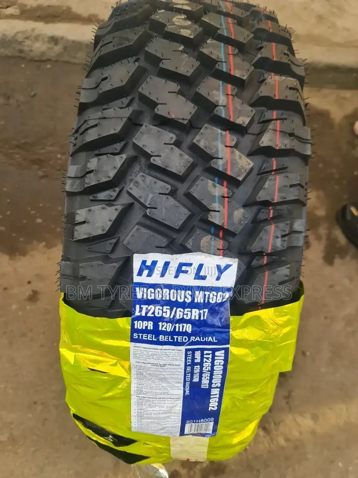 265 /65 R17 Hifly Tyres (Mud Terrrain)