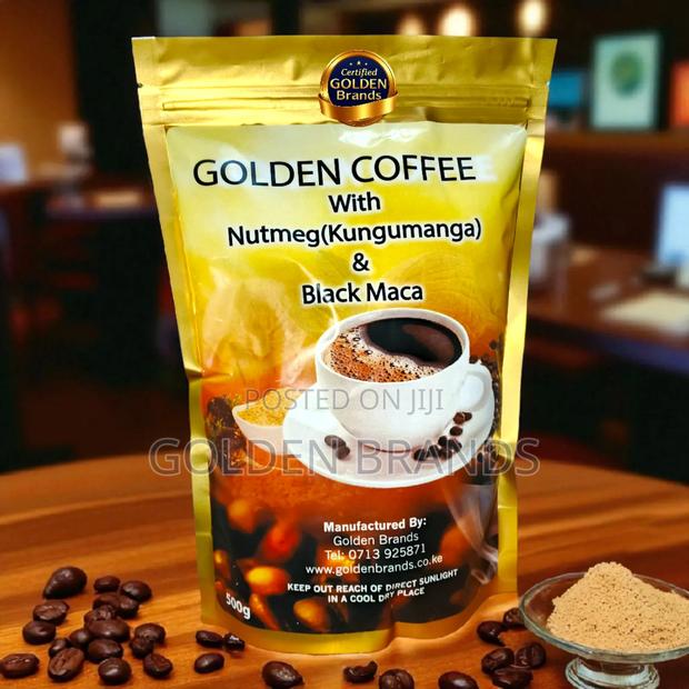 Superpower Men's Booster Golden Coffee 3 In 1