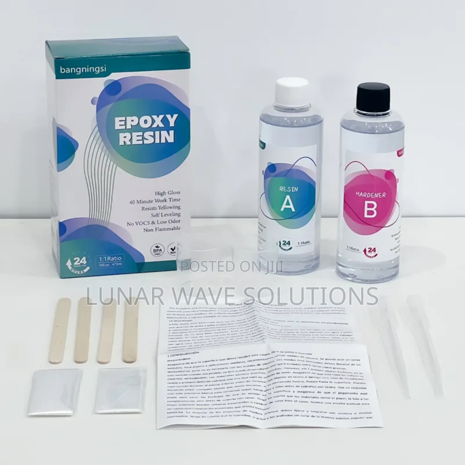 1:1 Art Epoxy Resin Crystal Clear