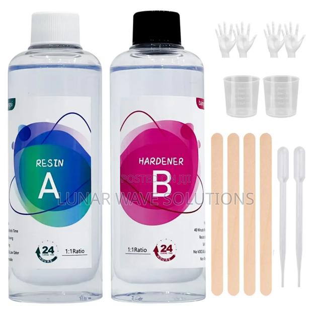 1:1 Art Epoxy Resin Crystal Clear - thumbnail 3