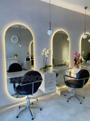 Full Length Salon / Barber Shop Mirror With Led Light