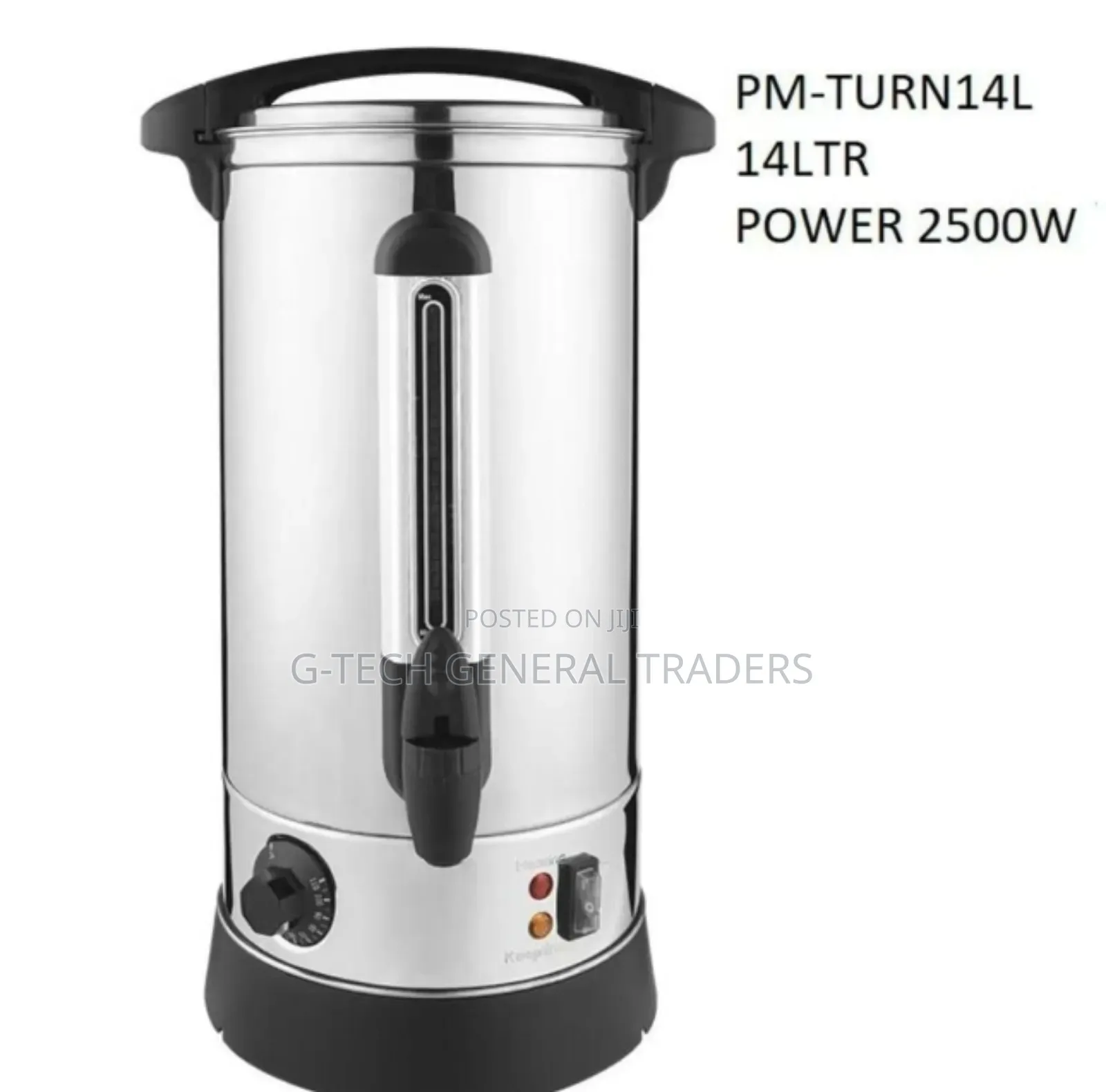 Premier Pm-turn14l 2500w Stainless Steel Electric Tea Urn