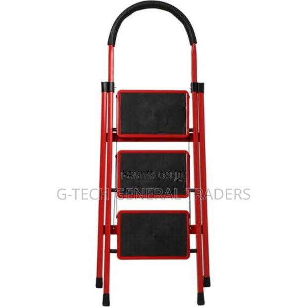 3 Step Anti Slip Heavy Duty Step Ladder - thumbnail 3