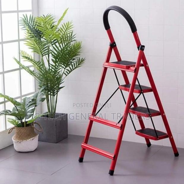 Generic Wide Space Anti Slip 4 Step Ladder - main view