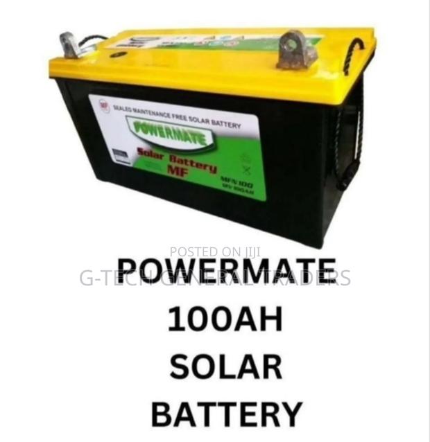 Powermate 100ah Solar Battery 12v Power Output - main view