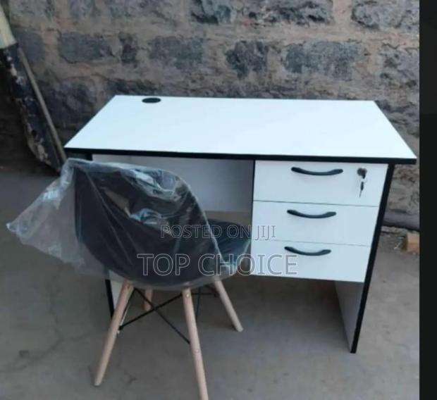 Office Desk and Black Eames - main view