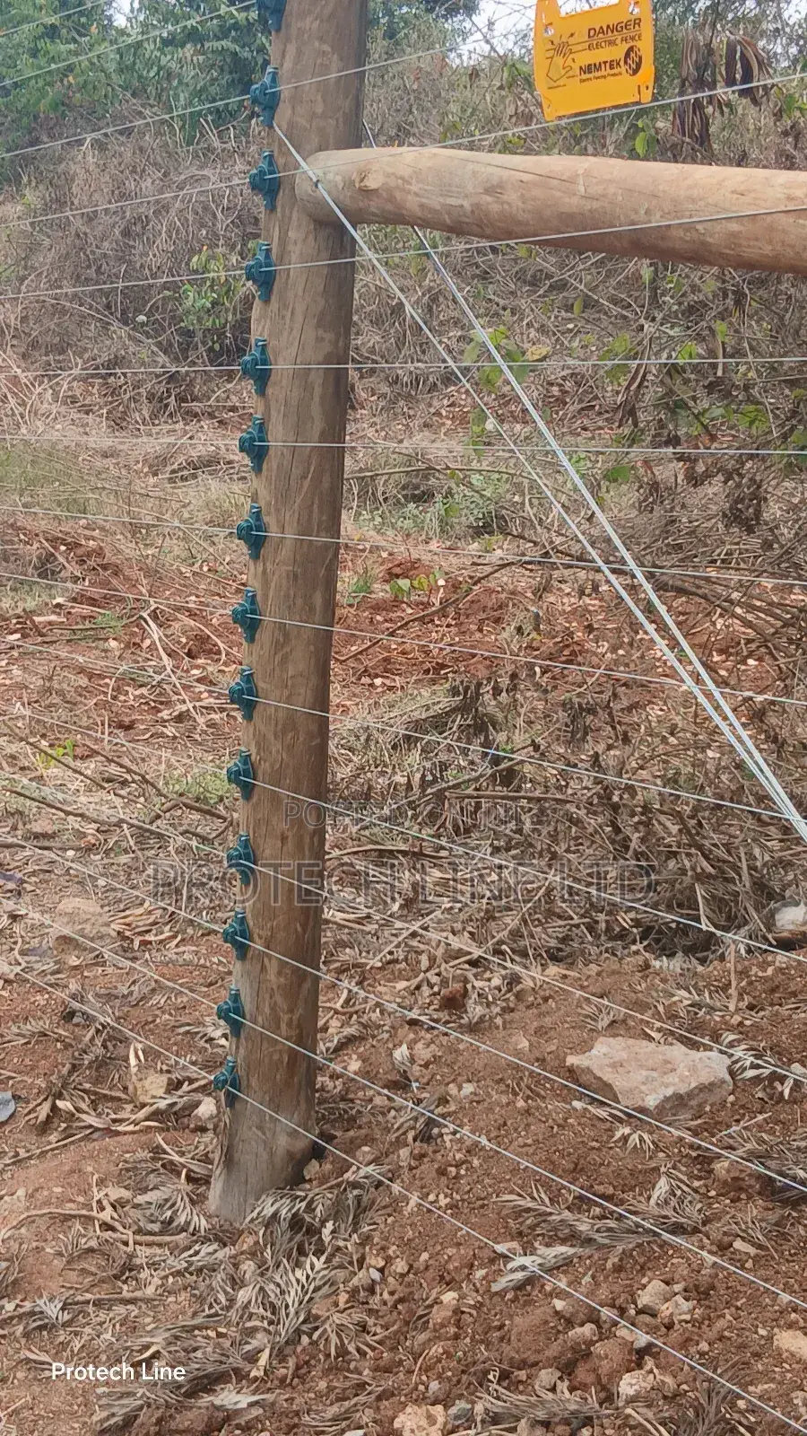 Electric Fence for Controlling Livestock and Wildlife