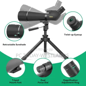 Gosky 25-75x85 Spotting Scope - Waterproof Spotting Scope With Tripod
