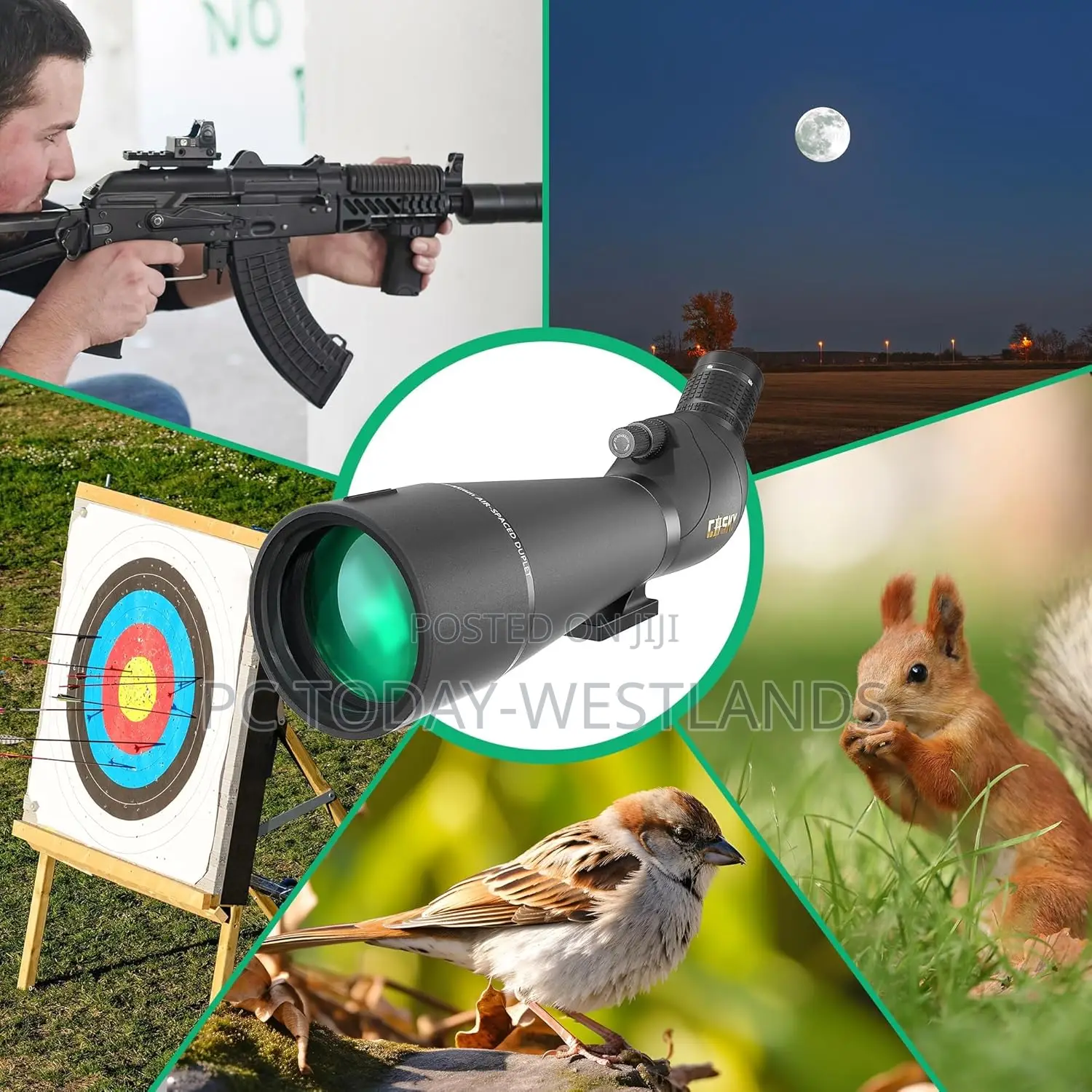 Gosky 25-75x85 Spotting Scope - Waterproof Spotting Scope With Tripod
