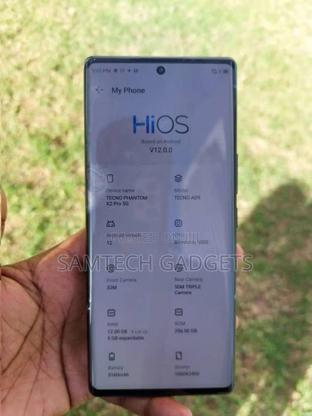 New Tecno Phantom X2 Pro 5G 256 GB Black - thumbnail 2