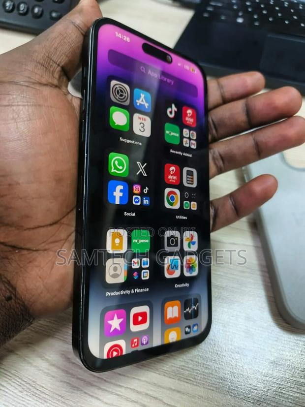 New Apple iPhone 14 Pro Max 256 GB Purple - thumbnail 3