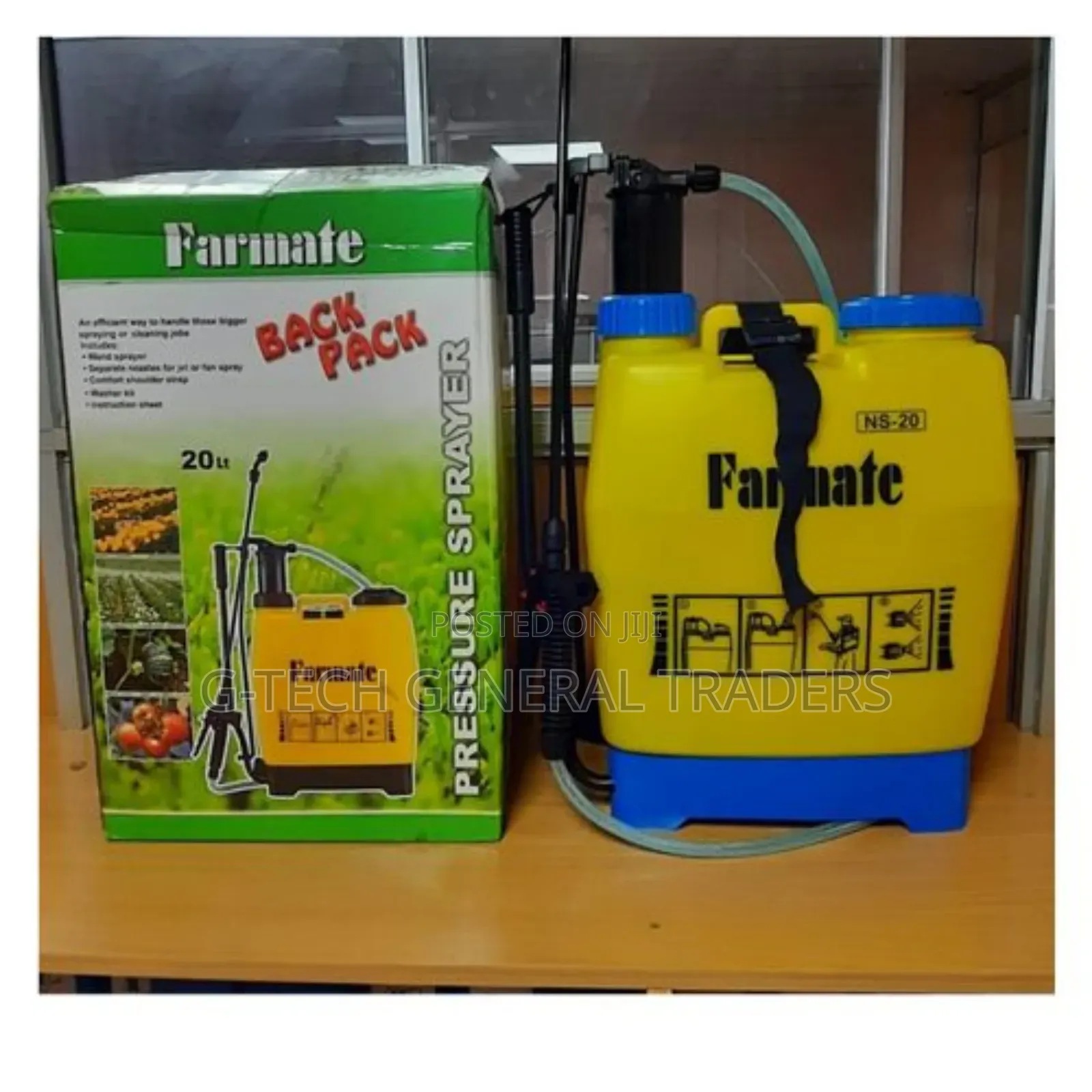 Farmate 20l Heavy Duty Backpack Knapsack Sprayer
