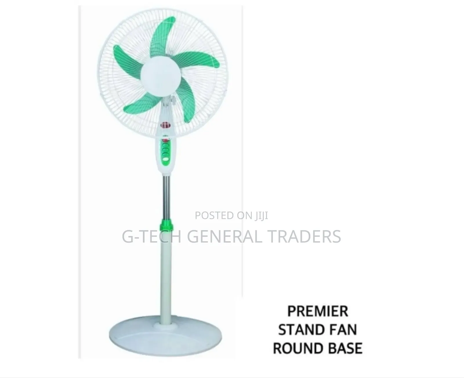 Premier 16inch Heavy Duty 3 Speed Standing Fan