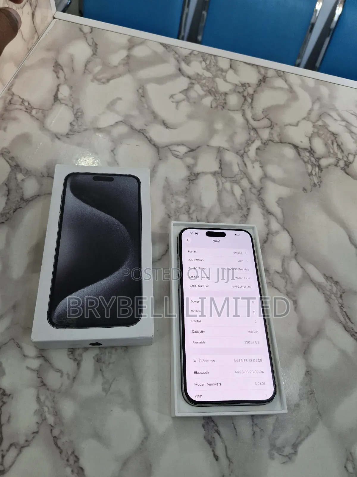 Apple iPhone 15 Pro Max 256 GB White