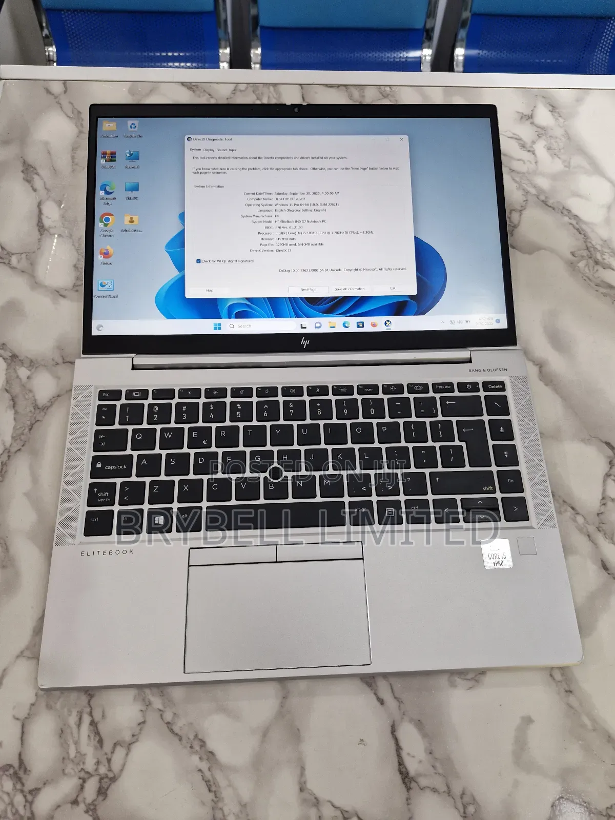 Laptop HP EliteBook 840 G7 8GB Intel Core I5 SSD 256GB