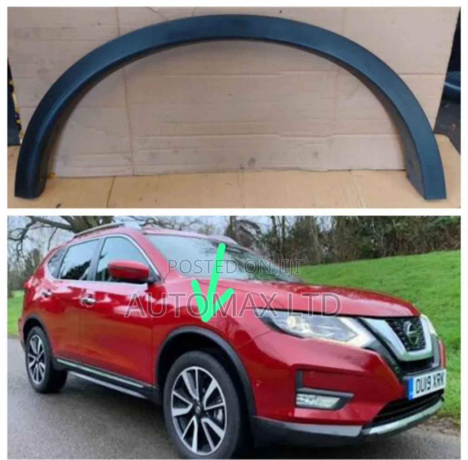 Wheel Arch Trim Moulding. For Nissan Xtrail T32