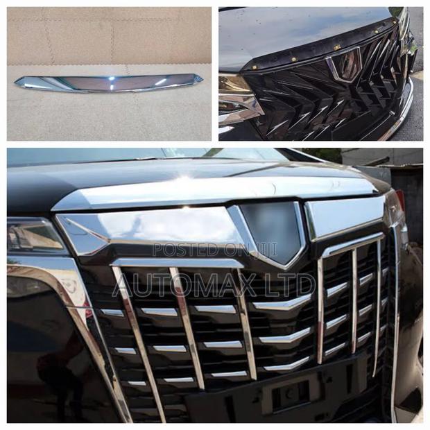 Toyota Alphard / Vellfire, Bonnet Chrome Finish - main view
