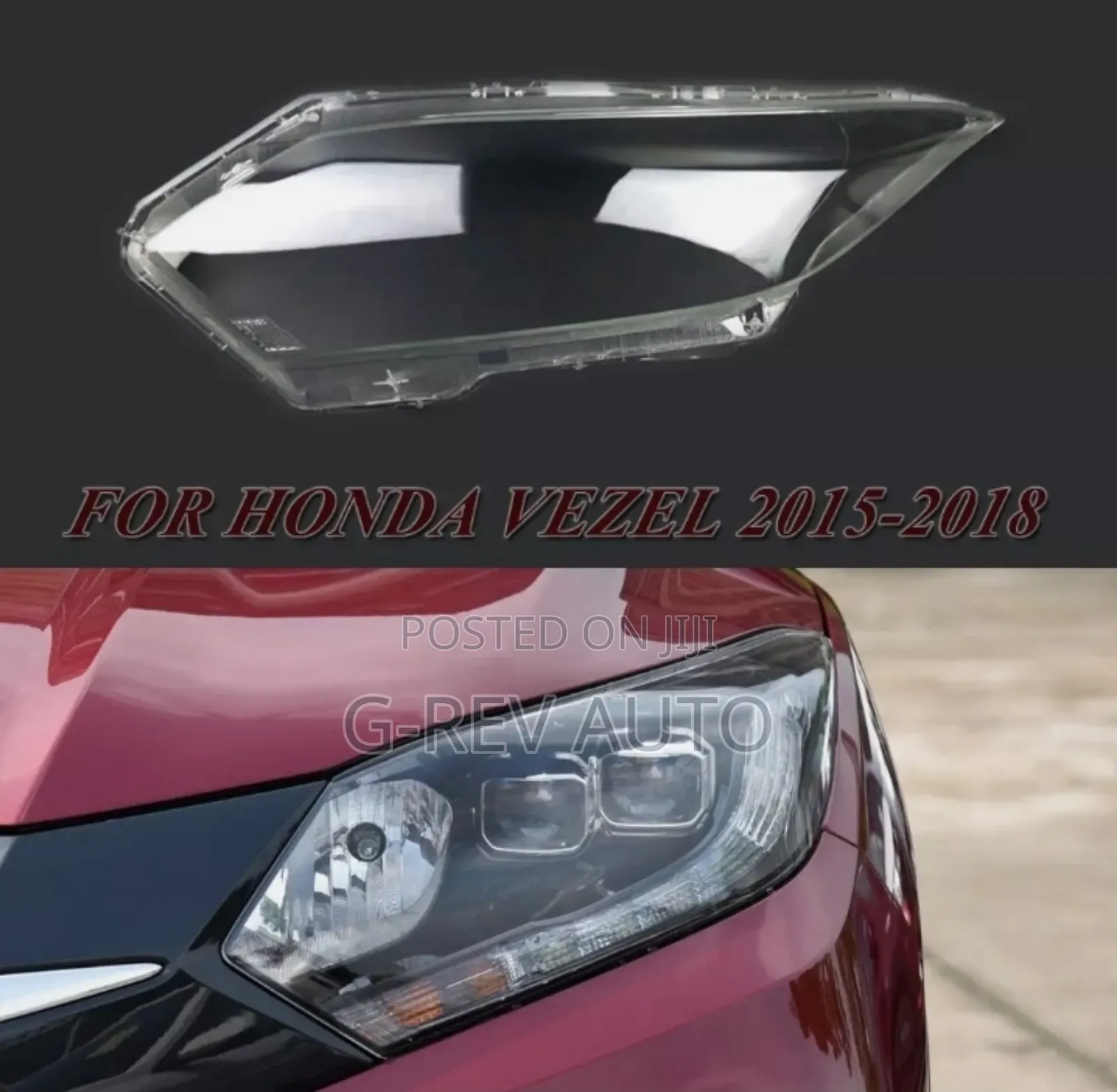 Honda Vezel Headlight Lens