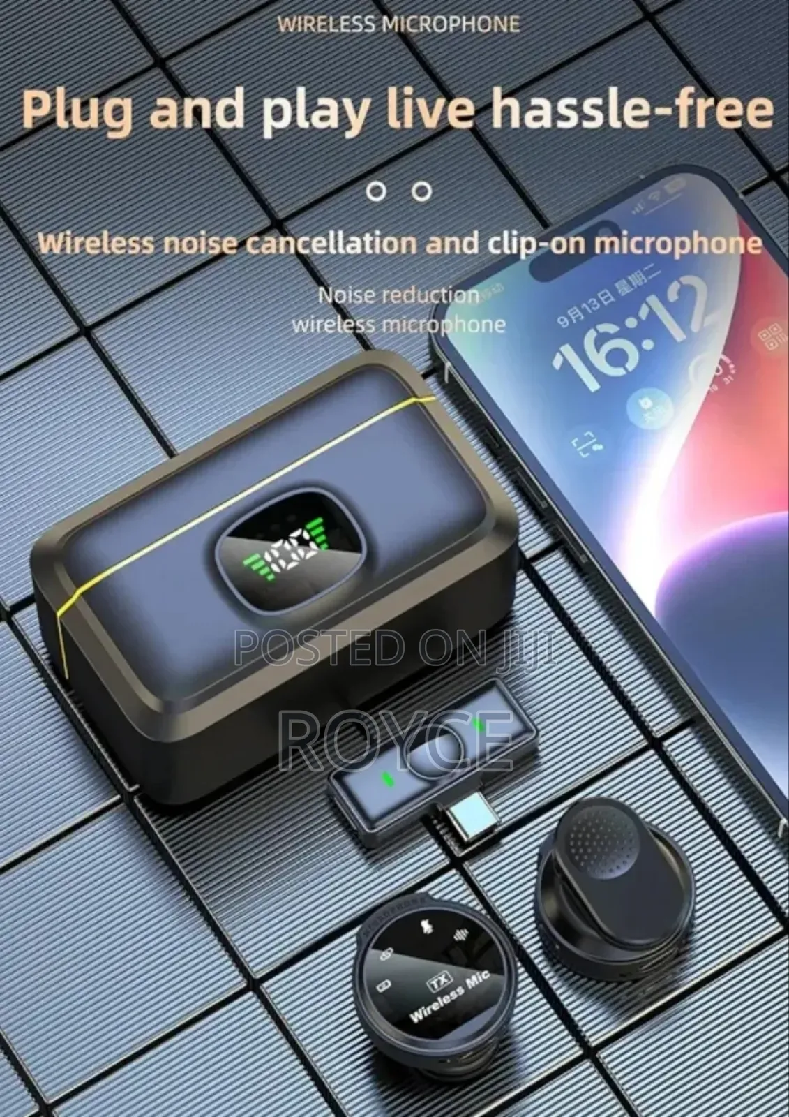 Wireless Magnetic Microphone With Noise Cancellation