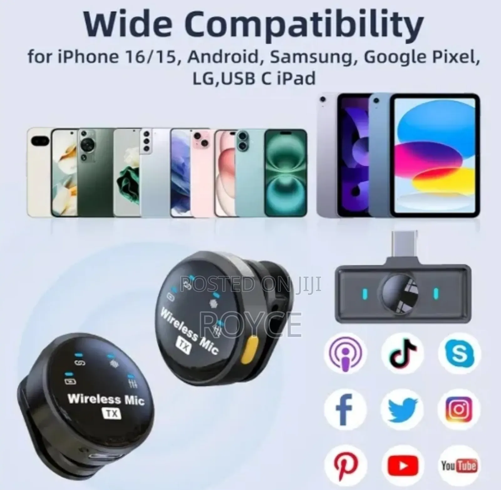 Wireless Magnetic Microphone With Noise Cancellation