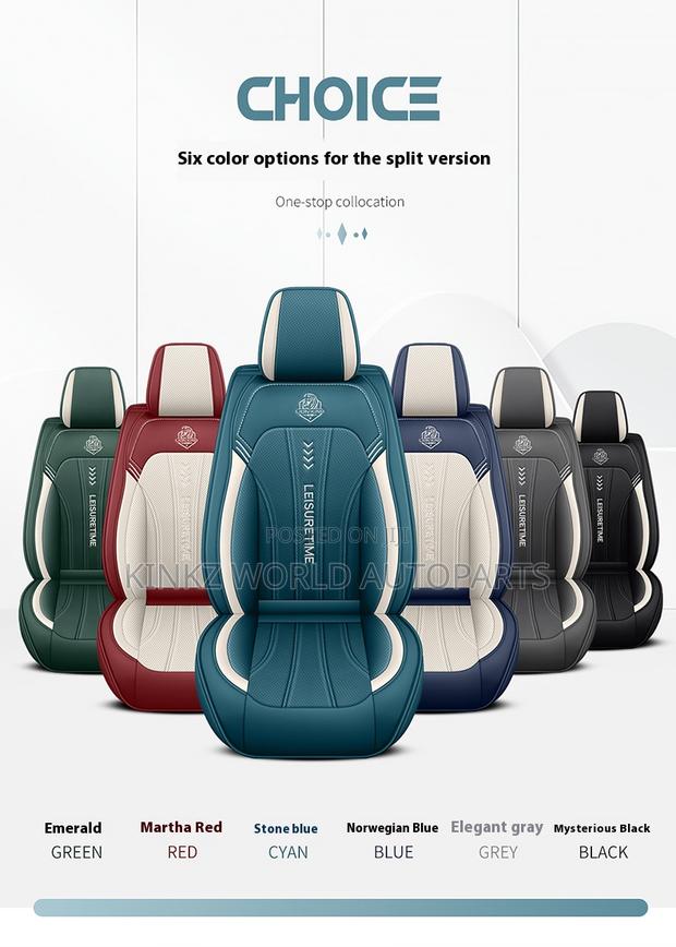 Premium Genuine Nappa Leather Auto Car Seat Covers Universal
