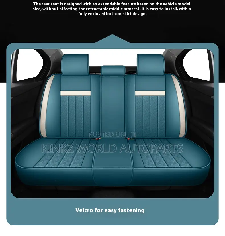 Premium Genuine Nappa Leather Auto Car Seat Covers Universal