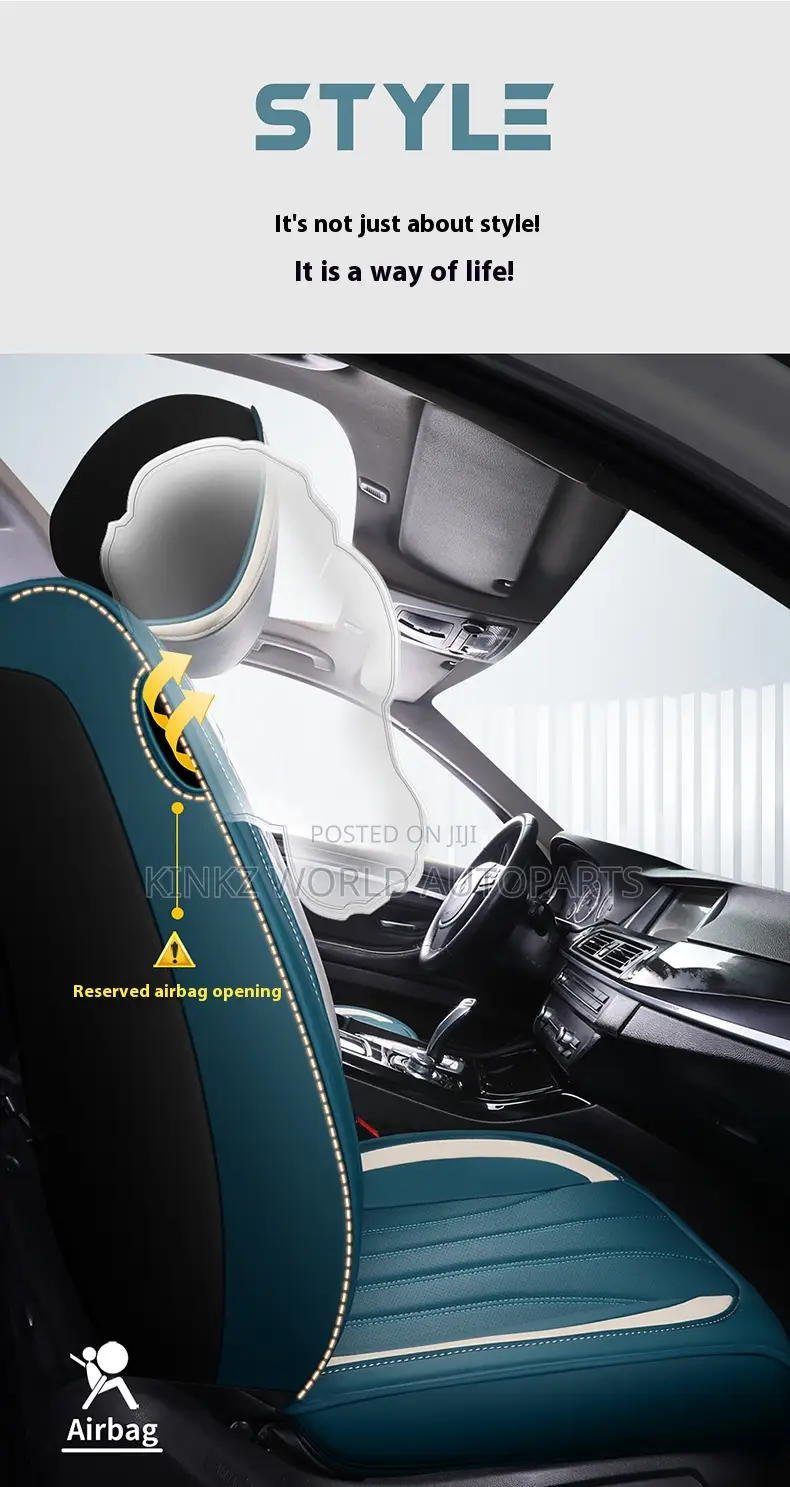 Premium Genuine Nappa Leather Auto Car Seat Covers Universal